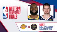 Live Streaming NBA 2023 Conference Final : Lakers Vs Nuggets di Vidio. (Sumber : dok. vidio.com)