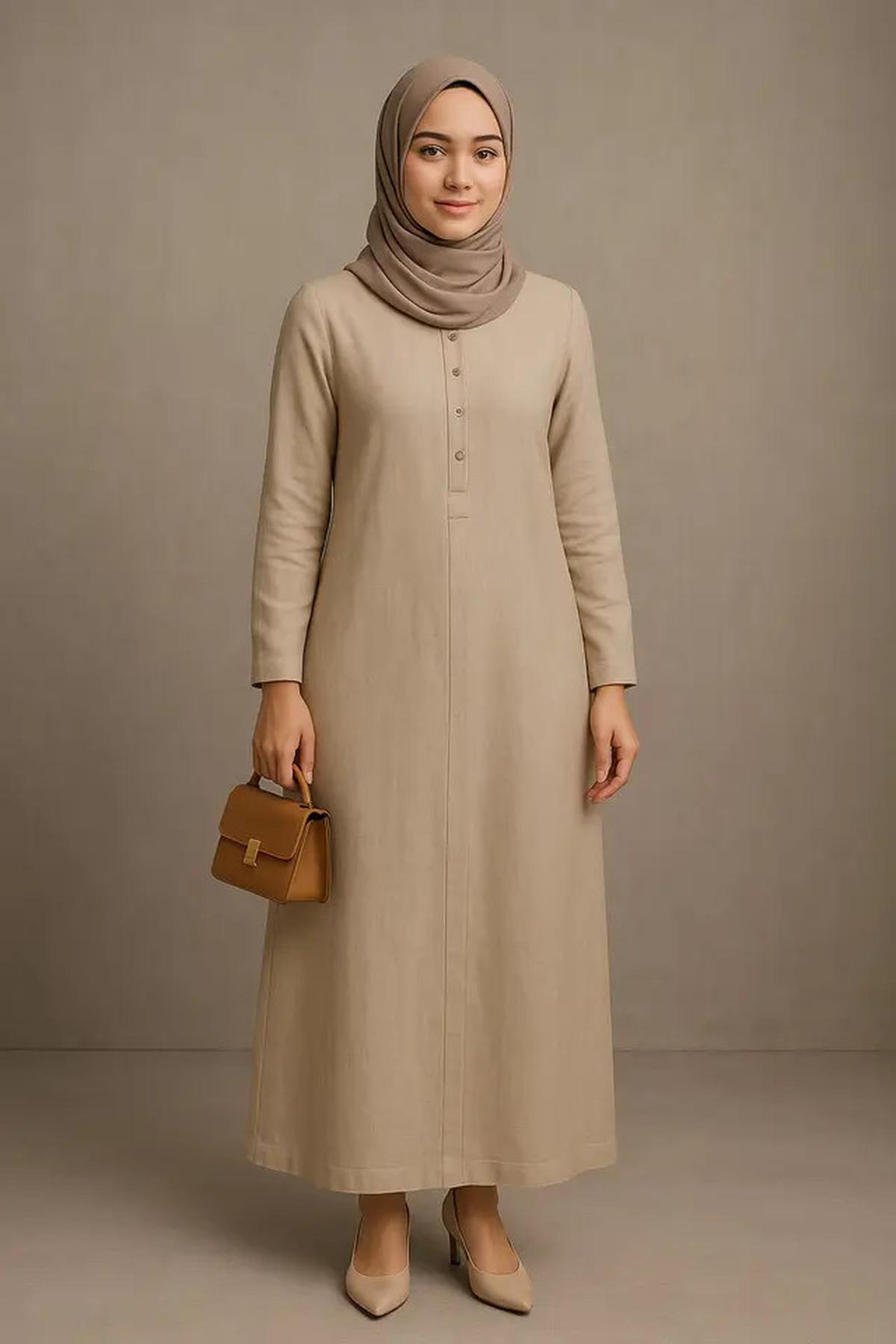 7 Model Gamis Simple untuk Kondangan, Tetap Elegan Tanpa Berlebihan