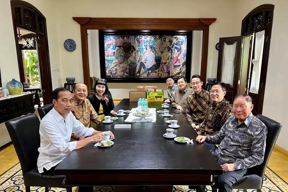 Sosok James Riady yang Kunjungi Jokowi ke Solo/Instagram @jokowi