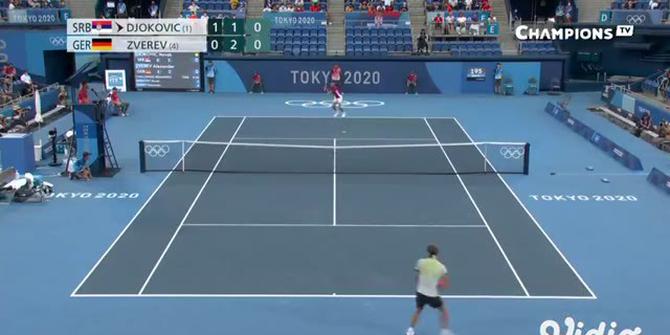 VIDEO: Tenis Olimpiade 2020, Novak Djokovic Tersingkir di Babak Semifinal