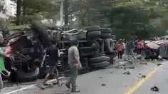 Kecelakaan Maut Sibolangit, Truk Galon Alami Rem Blong Hantam 8 Kendaraan