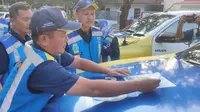 Jasa Marga Tol Palikanci Cirebon siap mengawal kelancaran arus mudik dan balik lebaran 2024. Foto (Liputan6.com / Panji Prayitno).