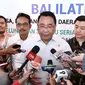 Menteri Desa, PDT dan Transmigrasi Eko Sandjojo bersama Kepala Balilatfo Kemendes PDTT Eko Haryanto, Ketua Forum Pertides Kadarsih Suryadi, CEO Tokopedia William Tanuwijaya.