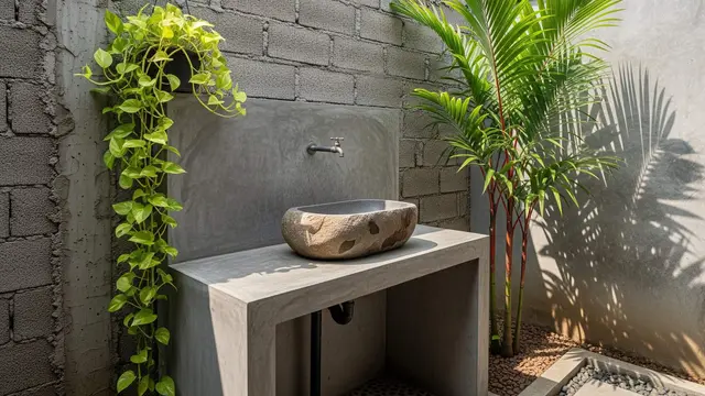 Ide Tempat Cuci Tangan di Halaman Rumah