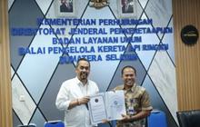 Jasaraharja Putera Branch Palembang Perpanjang Asuransi Penumpang LRT Sumsel