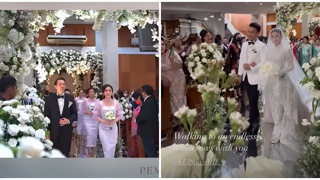 6 Momen Pernikahan Jessica Mila dan Yakup Hasibuan, Berlangsung Khidmat