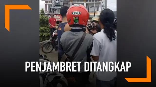 VIDEO: Jadi Korban Jambret, Gadis Ini Berhasil Tangkap Pelakunya