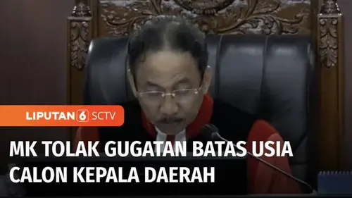 VIDEO: MK Tolak Gugatan Batas Usia Calon Kepala Daerah, Kaesang Terancam Gagal Maju Pilkada