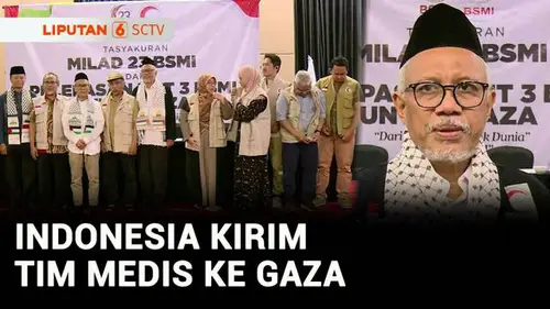 VIDEO: 12 Dokter Indonesia akan Berangkat dalam 2 Gelombang Misi Kemanusiaan ke Gaza