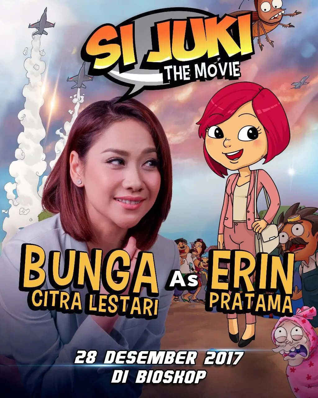 Bunga Citra Lestari mengisi suara di film Si Juki The Movie