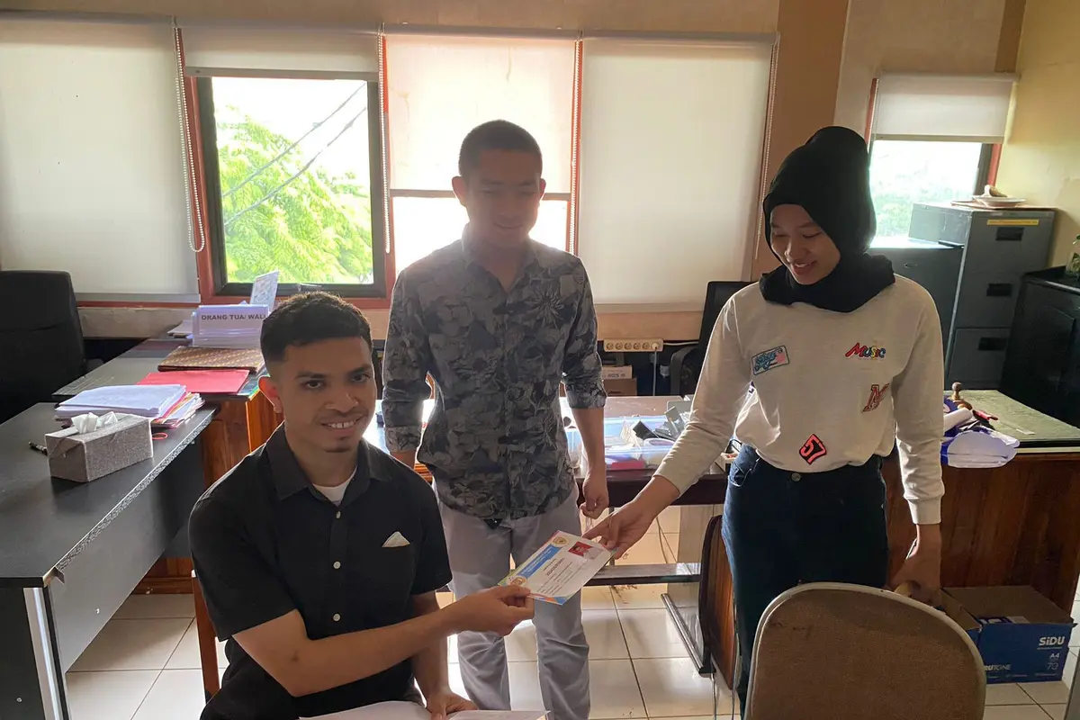 Oktovianus Pelagian Ranta saat mengikuti seleksi Polri jalur Seleksi Inspektur Polisi Sumber Sarjana (SIPSS) di Polda NTT (Liputan6.com/Ola Keda)