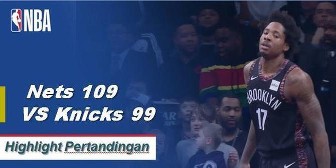 Cuplikan Hasil Pertandingan NBA : Nets 109 VS Knicks 99