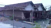 2 Desa di Sidoarjo terancam tergenang lumpur setelah tanggul Lapindo jebol. (Liputan6.com/Dian Kurniawan)