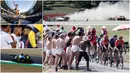 Berikut foto-foto olahraga terbaik pilihan redaksi Bola.com. Mulai dari sepak bola, tabrakan di ajang Formula 1 hingga serunya balap sepeda Tour de France.