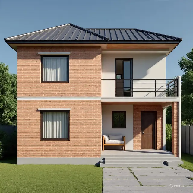 Desain Rumah 2 Lantai Sederhana dan Biaya 100 Juta