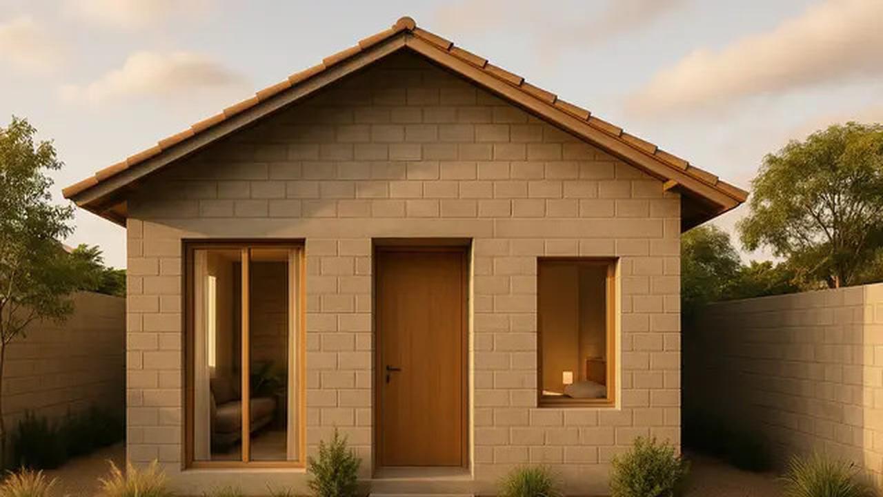 8 Model Rumah Kecil 1 Kamar dari Batako, Cocok untuk Pasangan Muda