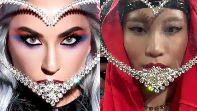 Gaya Totalitas Patricia Gouw Nonton Konser Lady Gaga di Singapura, Pakai Face Shield Asli Sang Diva yang Dirancang Desainer Rinaldy Yunardi