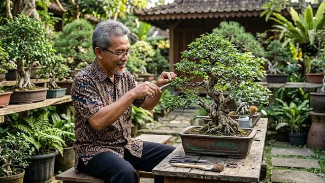 Cara Membentuk Bonsai Serut agar Tetap Pendek