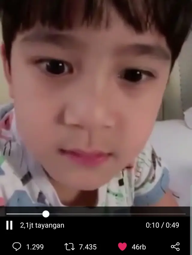 Video Rafathar di Twitter. (Foto: Twitter @sakhansaaa)