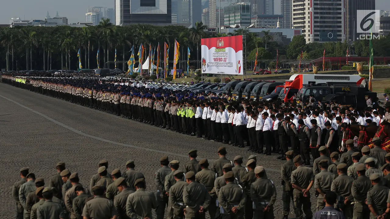 TNI dan Polri Gelar Apel Pengamanan Pilpres 2019