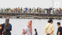 Sejumlah unit rekreasi yang menjadi favorit kunjungan antara lain Dunia Fantasi, Sea World, hingga Atlantis Water Adventure. (Liputan6.com/Herman Zakharia)