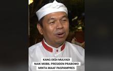 VIDEO: Dedi Mulyadi Minta Maaf ke Paspampres Naik Maung Garuda Usai Pelantikan Prabowo