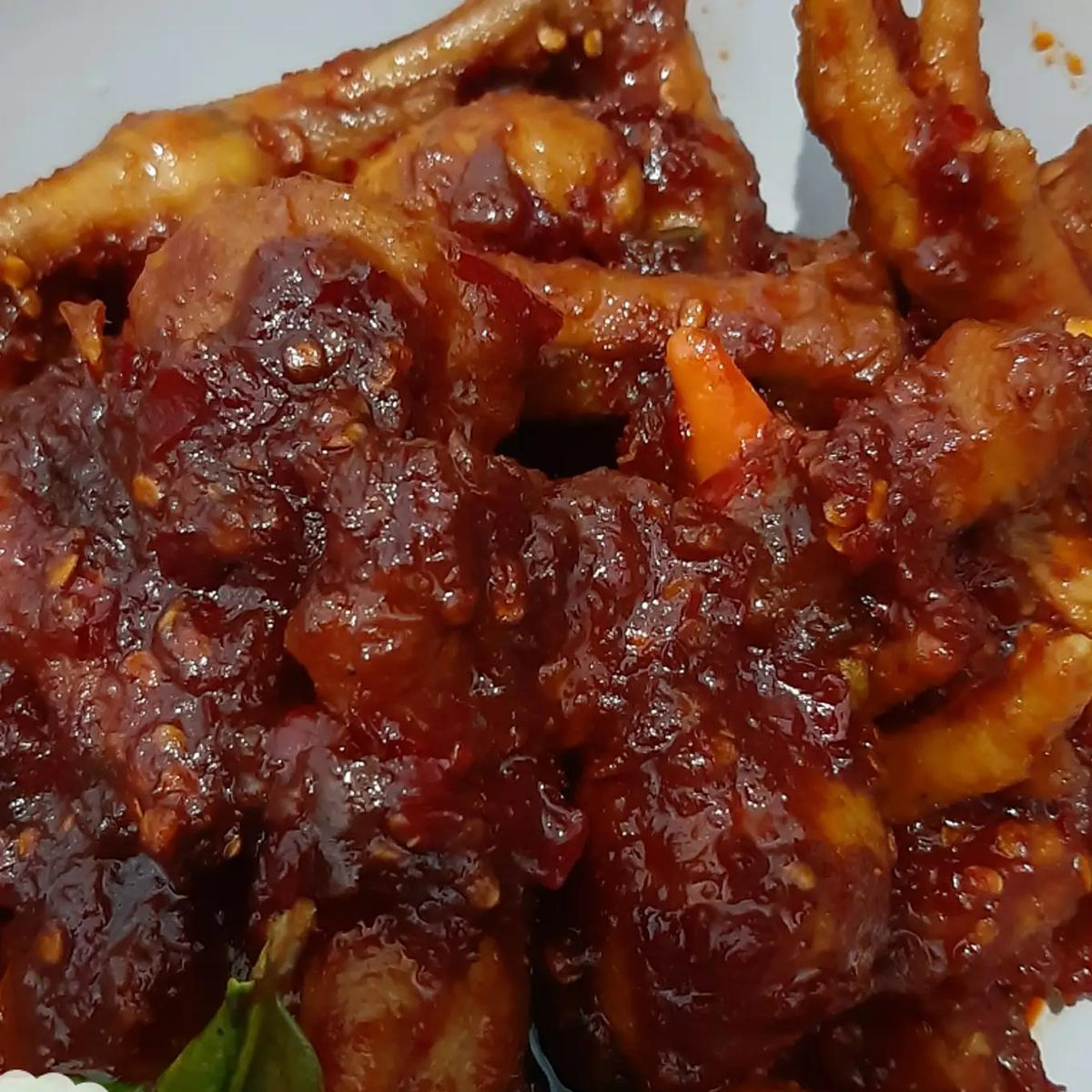 Menu Masakan Ceker Setan Balado