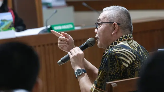 Sidang perkara dugaan korupsi pengadaan Liquefied Natural Gas (LNG) di PT Pertamina (Persero) dengan terdakwa Hari Karyuliarto kembali digelar di Pengadilan Tipikor Jakarta Pusat, Senin. (Istimewa)