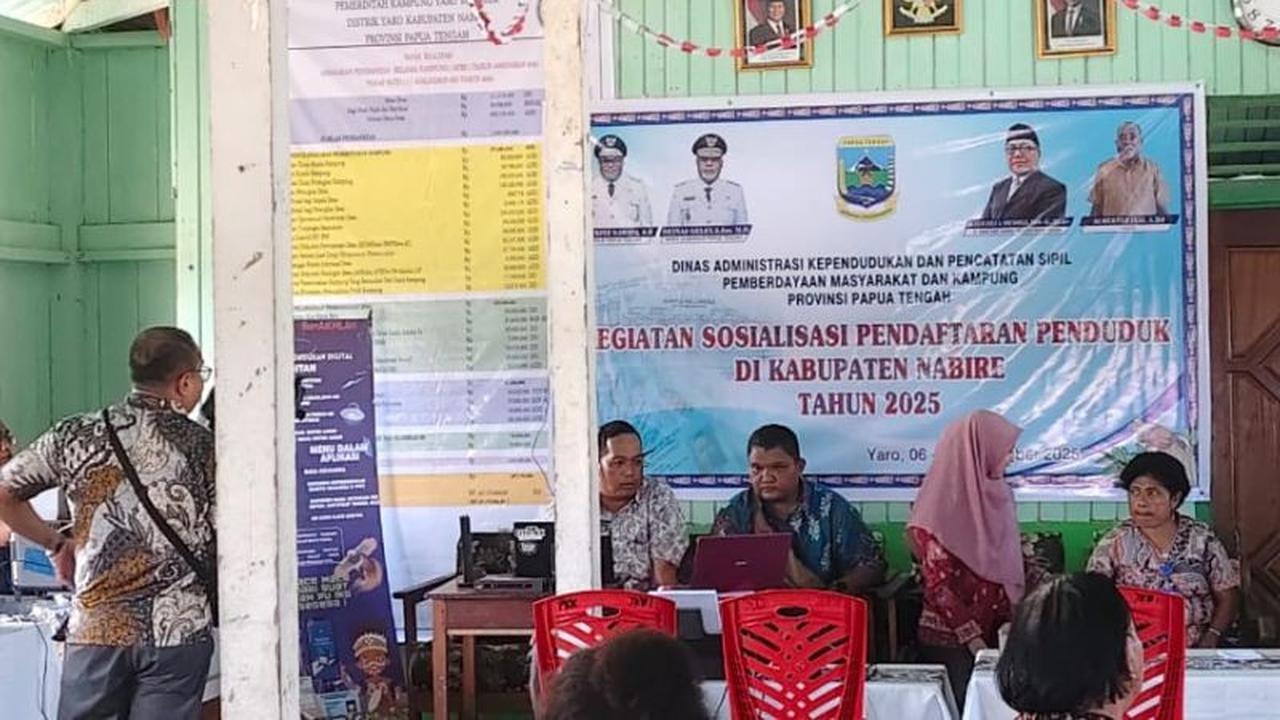 Dukcapil Papua Tengah Gencarkan Sosialisasi Pendaftaran Penduduk di Nabire