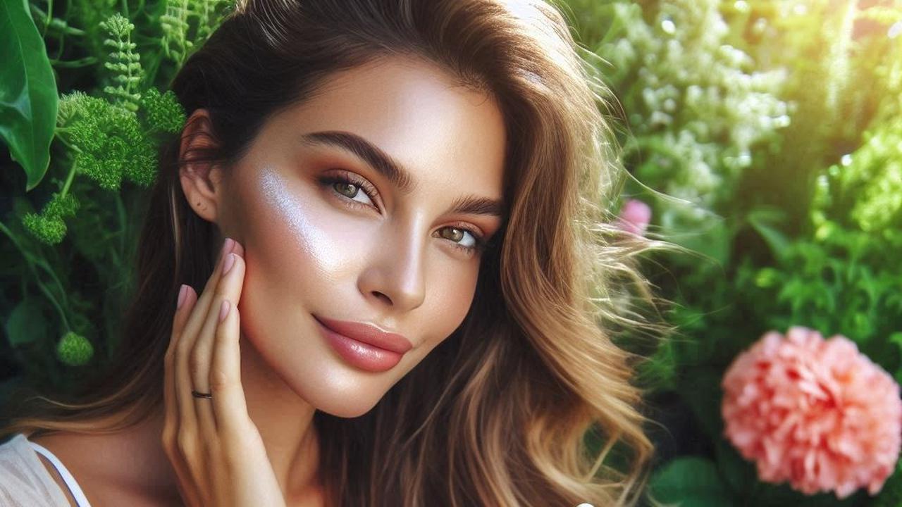 Ilustrasi Ibu Hamil Pakai Skincare