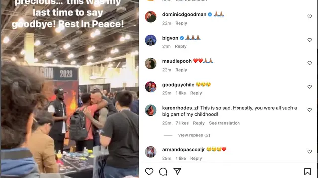 Unggahan Walter Jones soal Jason David Frank meninggal dunia. (Foto: Dok. Instagram @walterejones)