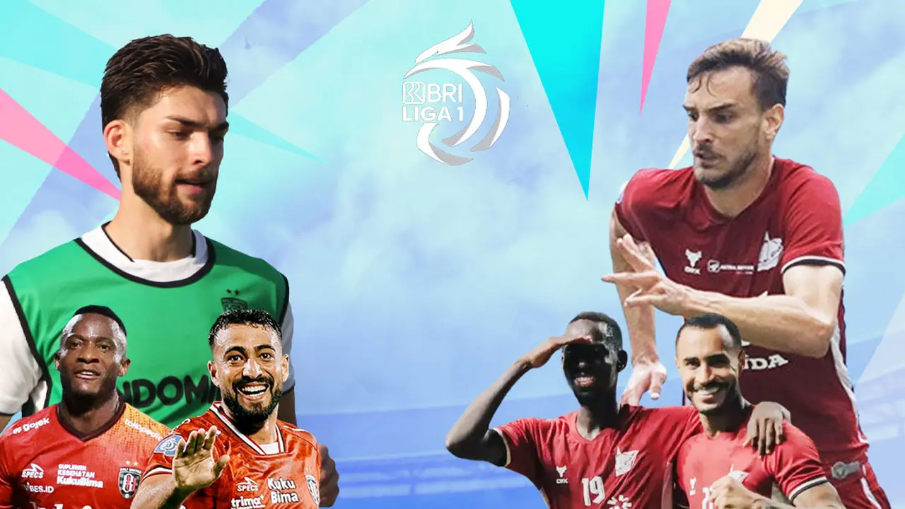 BRI Liga 1 - Bali United Vs PSM Makassar - Duel Pemain Asing
