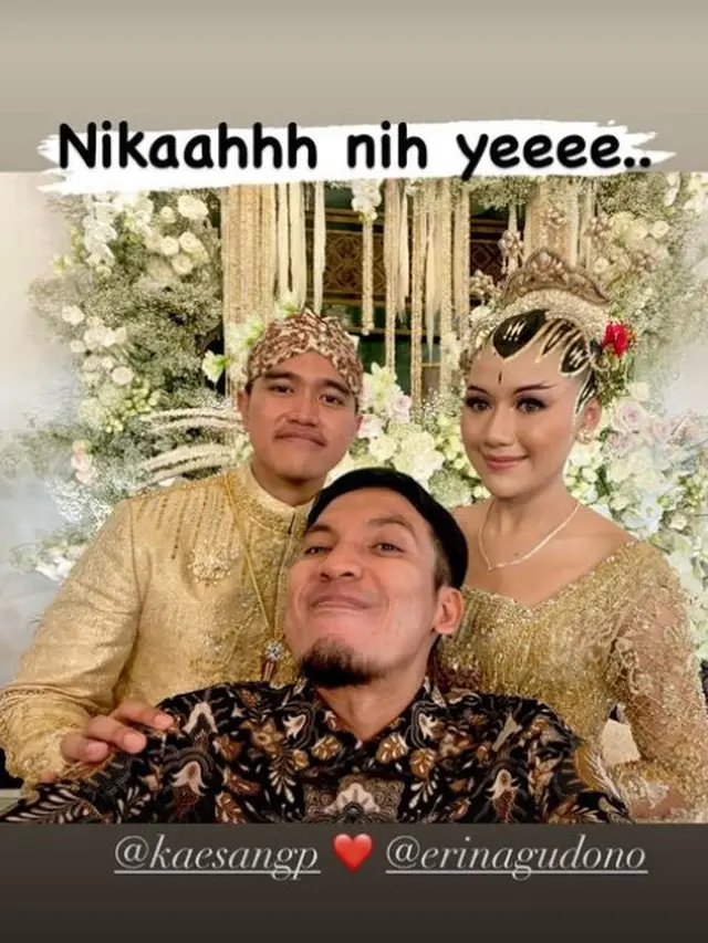 Momen Desta Selama Pernikahan Kaesang Pangarep di Yogyakarta