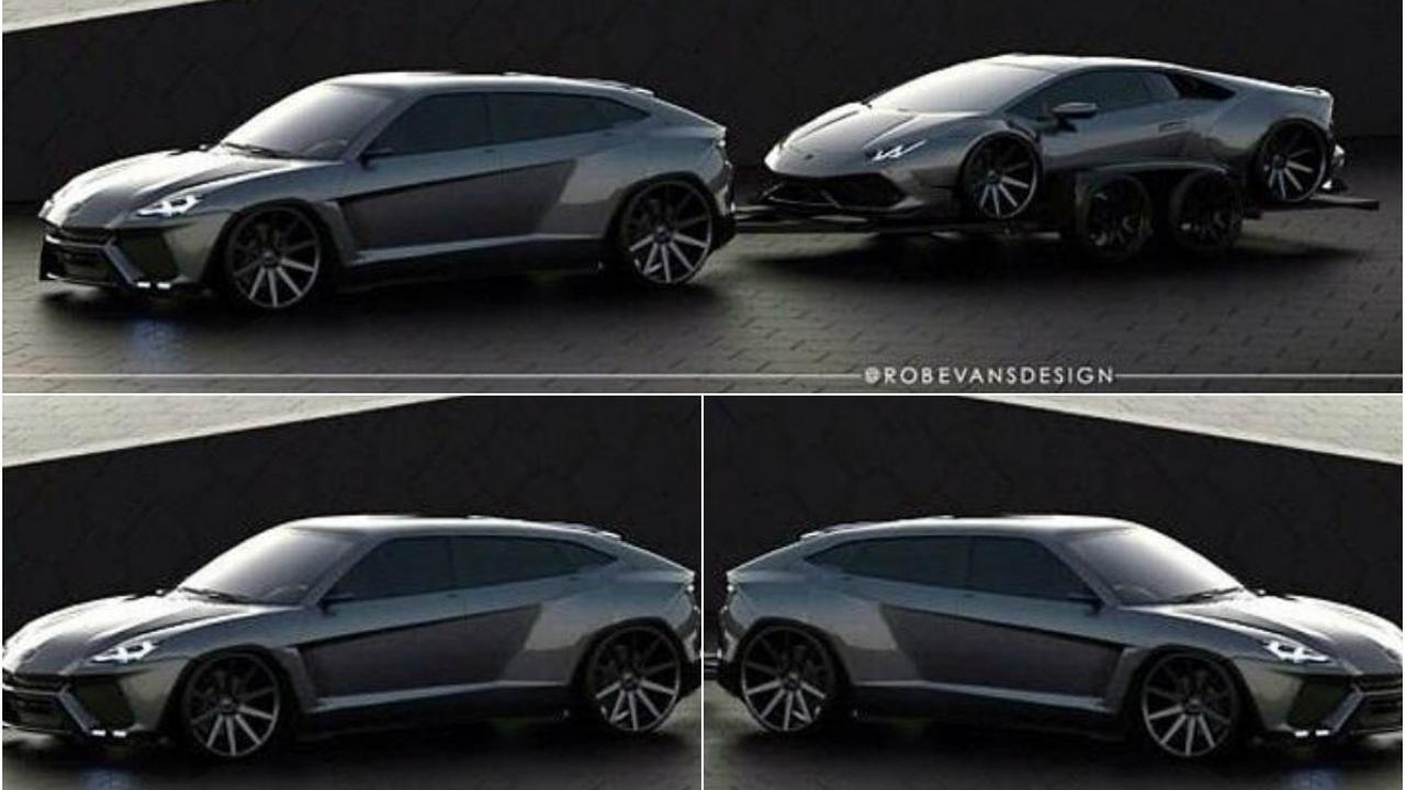 Gagahnya Terkaan Desain dari SUV Lamborghini