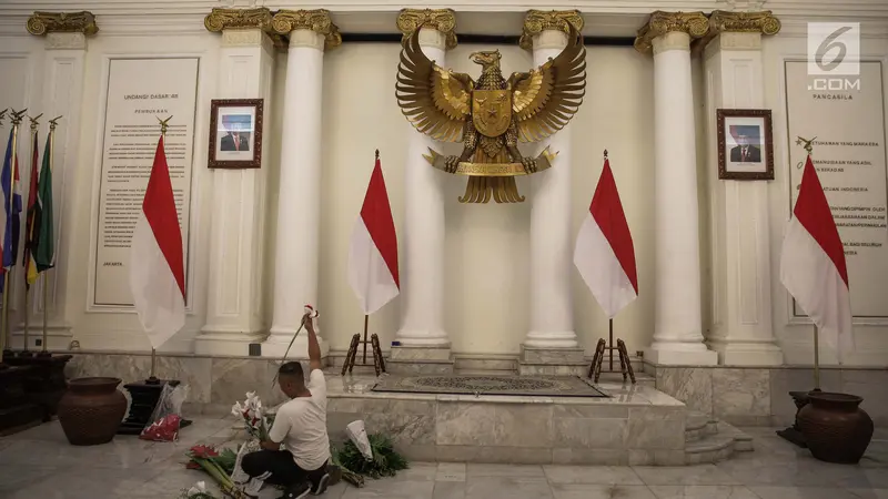 Intip Persiapan Upacara Hari Lahir Pancasila di Gedung Pancasila