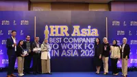 Pengelolaan SDM Terbaik, Perusahaan Ini Raih Best Companies to Work for in Asia 2025