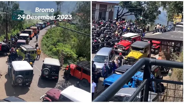 6 Potret Tempat Wisata Penuh Orang saat Libur Nataru, Niat Healing Malah Pusing