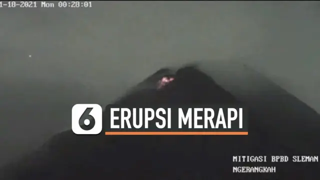 Aktivitas Gunung Merapi kembali terdeteksi sejak Senin (18/1) dini hari. Guguran lava pijar dan awan panas terpantau dari puncak gunung tersebut.