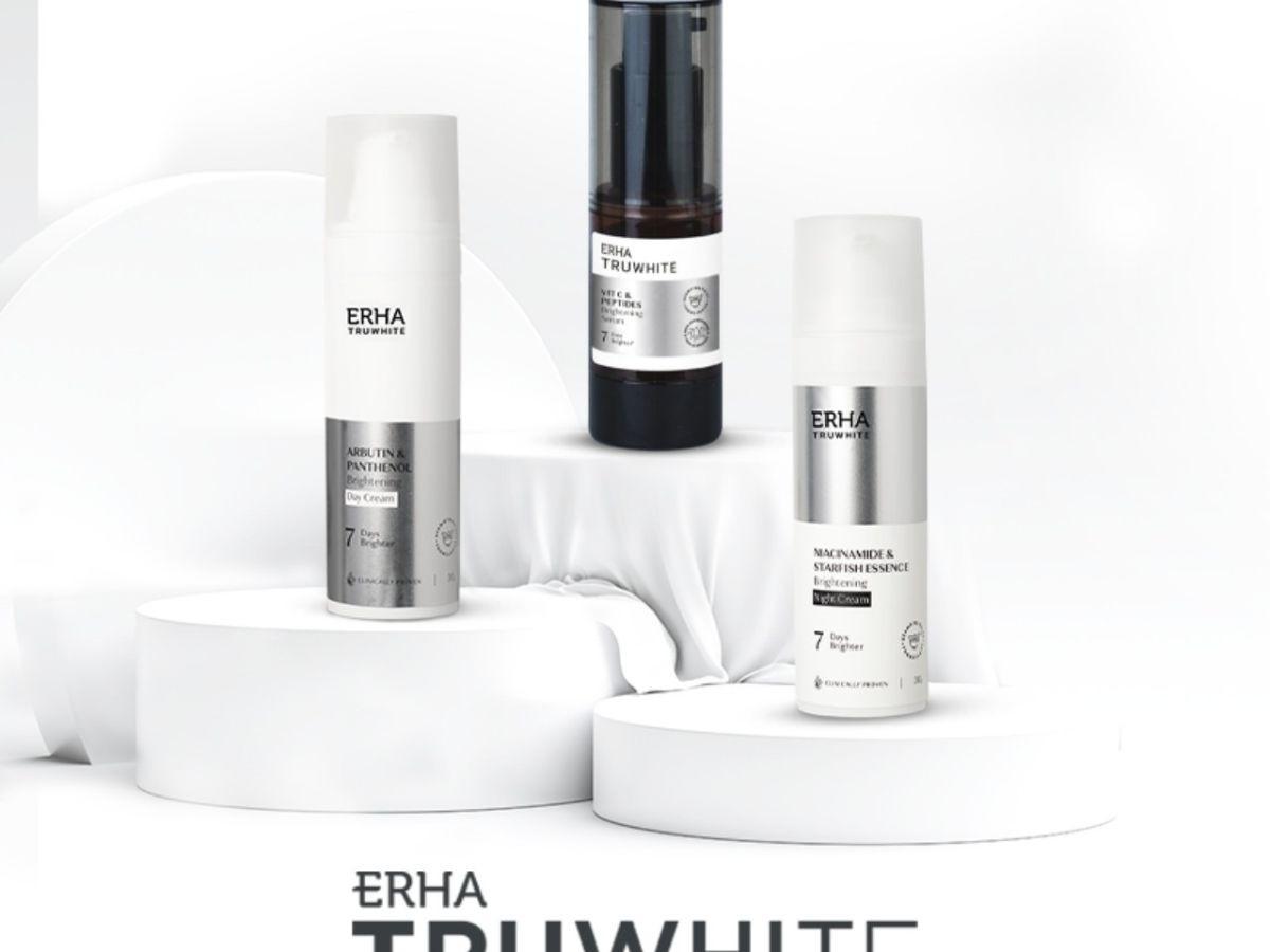 4. ERHA Truwhite Niacinamide &amp; Starfish Essence Brightening Night Cream: Perkuat Barrier Kulit