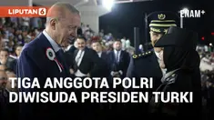 Presiden Turki Erdogan Wisuda Tiga Anggota Polri Lulusan Turkish National Police Academy