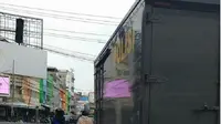 Mobil polisi melanggar marka jalan di Kota Jambi