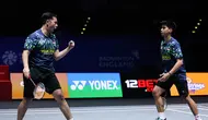 Ganda putra Indonesia Sabar Karyaman Gutama/Moh Reza Pahlevi Isfahani lolos ke semifinal All England 2025. Sabar/Reza mengalahkan Liu Kuang Heng/Yang Po Han dari Chinese Taipei 21-11 dan 21-17 di Utilita Arena Birmingham, Birmingham, Inggris, Jumat (14/3). (foto: PBSI)