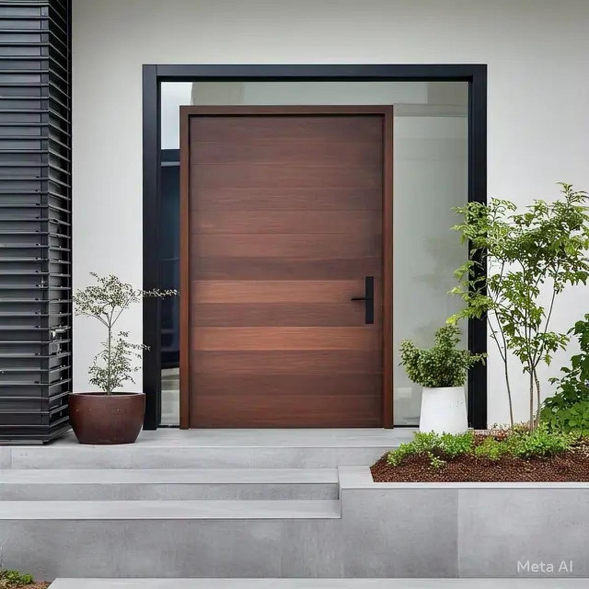 Model Pintu Rumah 1 Pintu Terbaru yang Estetik dan Elegan, Lagi Tren di 2025