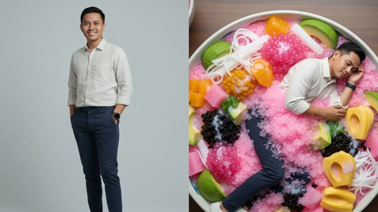 Cara Bikin Foto Menyatu dengan Makanan, Lengkap dengan Promptnya/Ilustrasi Gemini AI