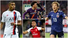 Berikut ini 7 pemain dengan Akselerasi Tercepat di FIFA 20. Daftar tertinngi dipegang oleh Kylian Mbappe dengan nilai 96. (Foto Kolase AP dan AFP)