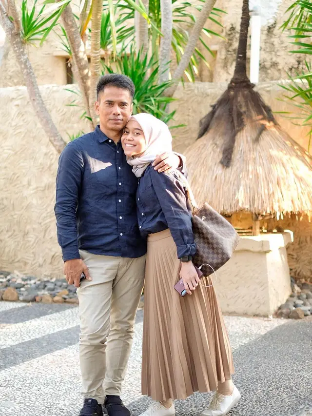 6 Momen Kebersamaan Lesty Kejora dan Ayah, Selalu Kompak