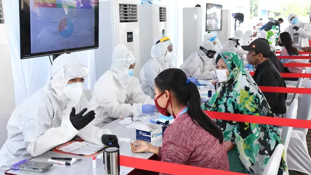 Gelar Rapid Test di Cibodas, BIN Tekankan Pentingnya Penerapan Protokol Kesehatan