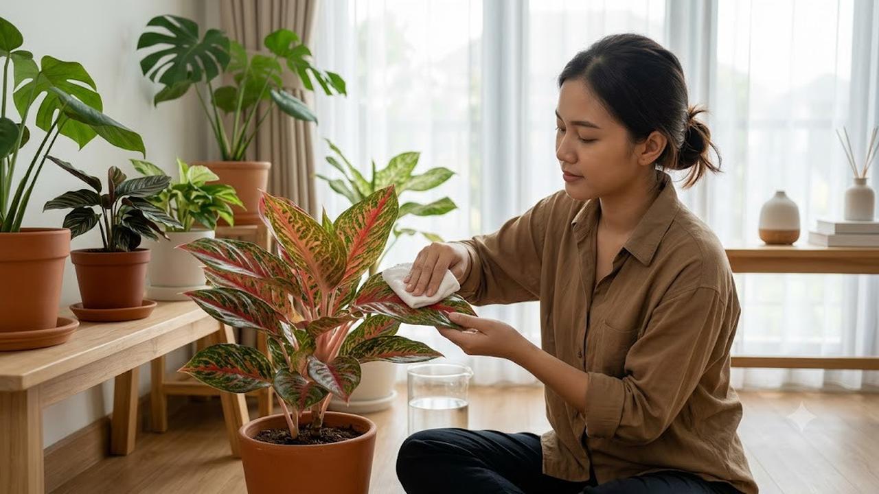 Cara Membuat Aglaonema Lebih Berwarna