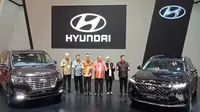 Peluncuran all new Hyundai Santa Fe dan new H-1 2018.(Hyundai)