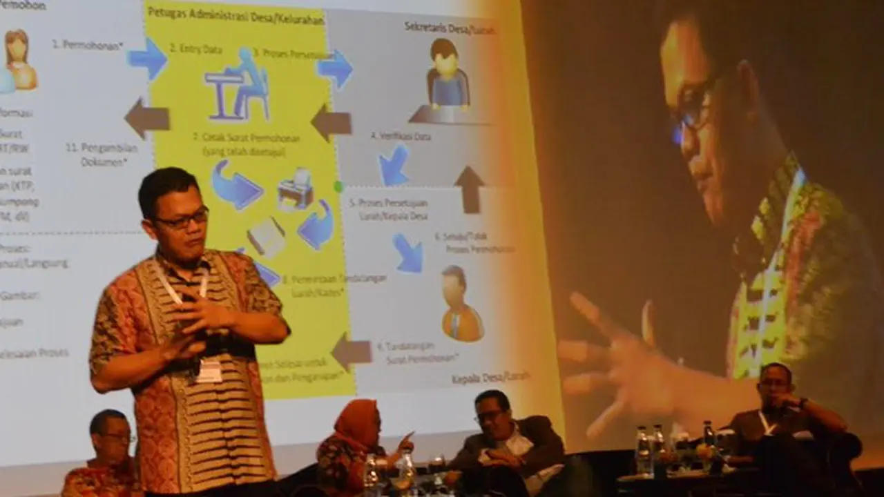 ​Ketua Gugus Tugas Smart City Nusantara Telkom Wahyudi. (Liputan6.com/Muhammad Sufyan Abdurrahman) 